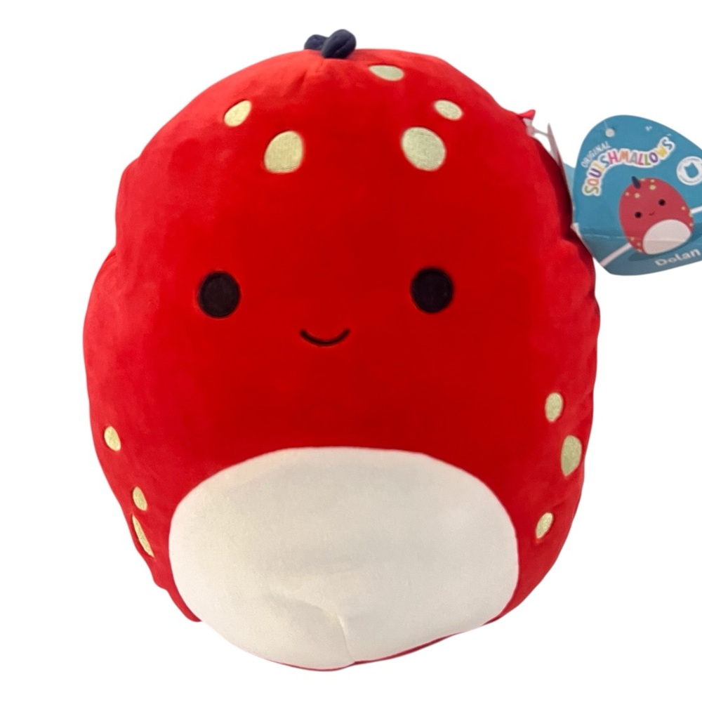 Squishmallows Dolan The Red Dinosaur Soft Plush 12" KellyToys Golf Theme NWT